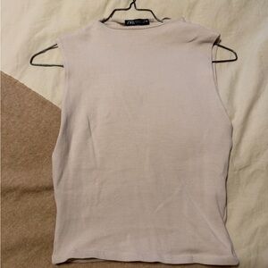 Zara Women's Soft Cream Tank Top
